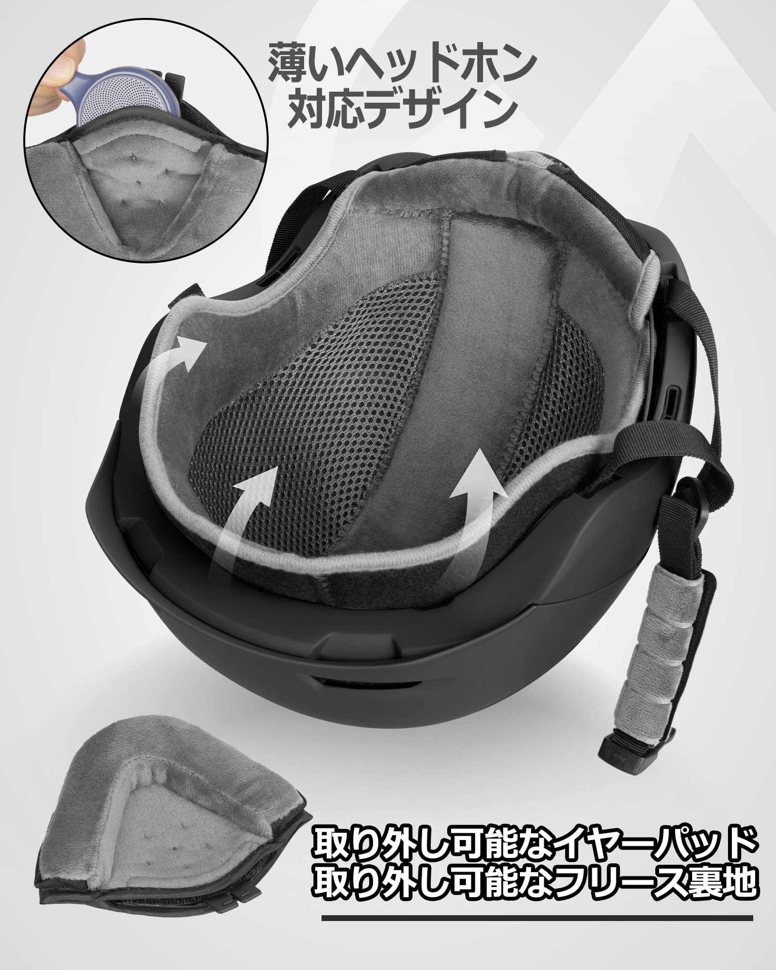 Amazon | OUTDOORMASTER スキー ヘルメット スノーボード